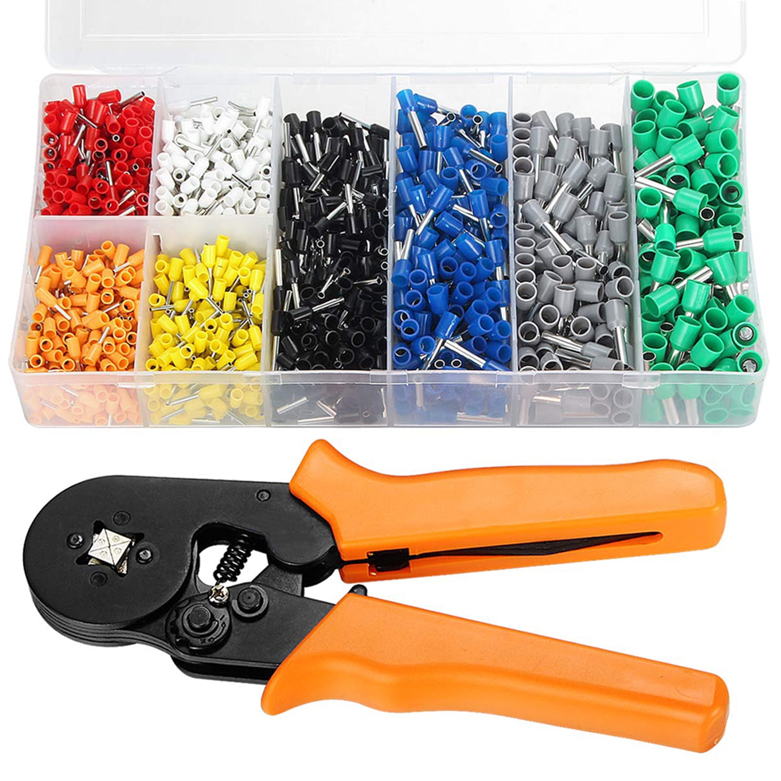 Details about   Wire Crimping Pliers Tool Ferrule Crimper 800Pcs Crimp Terminals USA 
