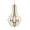Gold, variant on Table Lamp Metal Chandelier, Hanging Light Fixture with Adjustable Chain for Kitchen Dining Room Foyer Entryway, Bulb Not Included,LED Lamp
