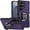 Purple, variant on TJS Phone Case for Samsung Galaxy S26 Ultra, Military Grade Heavy Duty Magnetic Support Ring Kickstand Cover for Galaxy S26 Ultra (Black)