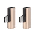 thumbnail image 1 of Fosa 2 In 1 Converter, Splitter, 2pcs Adapter, Type-C Audio Charger For 6/Note 3/MIX2S/MIX2, 1 of 8
