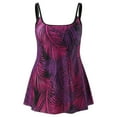 Swimwear Control Flowy Tank Two With Boyshorts Piece Top Tummy Bathing