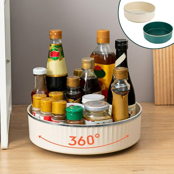Sentmoon Up to 40% off 11.4Inch Round Lazy Susan Turntable Organizer For Refrigerator Lazy Susan For Cabinets Fridge Spices Fruit Dining Table Kitchen And Cosmetics Turntable Rack Prime Day Deals 202