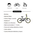 thumbnail image 4 of Bicicleta Urbana r20 para niños Amarillo Infantil Racer 20137E-NY, 4 of 4