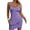 Light Purple, variant on Women Sleeveless Solid Casual Spaghetti Strap Cami Bodycon Dress