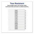 thumbnail image 6 of "Customizable Toc Ready Index Black And White Dividers, 12-Tab, Letter | Bundle of 5", 6 of 7