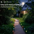 thumbnail image 2 of Solar String Lights for Outside，Outdoor String Light 20 LED 16.4ft 8 Lighting Modes Waterproof for Garden, Courtyard,Balcony, Terrace.（Warm White）, 2 of 6