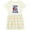 Natural with Stripes, variant on Cuban Awesome Pride Girls Toddler Dress