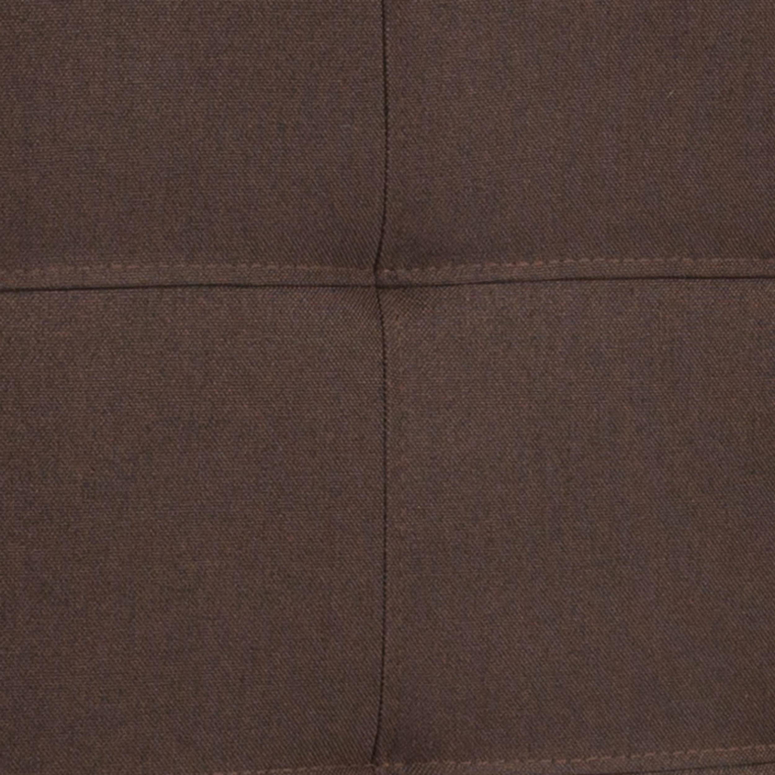 Afuera Living Contemporary Tufted Full Panel Headboard in Dark Brown