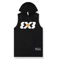 thumbnail image 3 of Basketball Hooded Vest Men American Shooting Uniform Training T-shirt Sports Quick-drying Loose Top Sleeveless Sweatshirt Run, 3 of 5