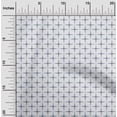 thumbnail image 1 of oneOone Georgette Viscose Medium Blue Fabric Geometric Check Craft Projects Decor Fabric Printed by The Yard 42 Inch Wide, 1 of 4