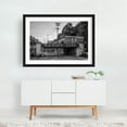 thumbnail image 2 of Around the Corner B&W - Ellicott City Maryland Photography Black and White Street Photography City Architecture Bridge Vintage Travel Poster Black Framed Wall Art Print 8 x 10 inches, 2 of 4