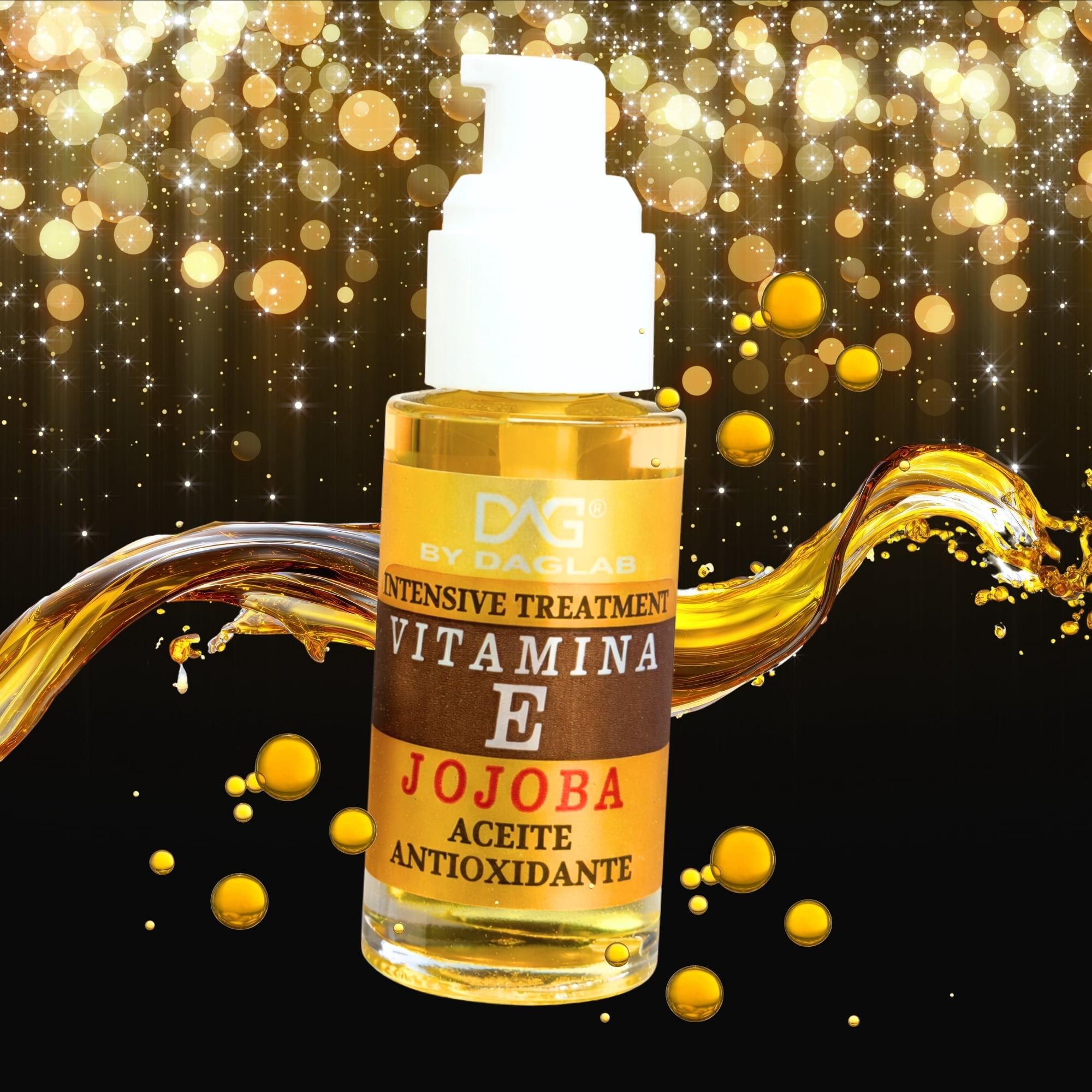 DAG by DAGLAB Vitamin E Face Oil with Jojoba, Lightweight Facial Oil, Hydrating Skin Care Oil for Daily Use, All Skin Types, 1.3 fl oz