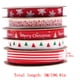 thumbnail image 2 of Fiudx Cinta Navideña de Satén de 25 Yardas, Color Rojo, Verde y Blanco. Ideal para Envolver Regalos, Decorar Fiestas, Hacer Joyas y Coser. Ancho de 10 Mm y Largo de 2200 Cm., 2 of 7
