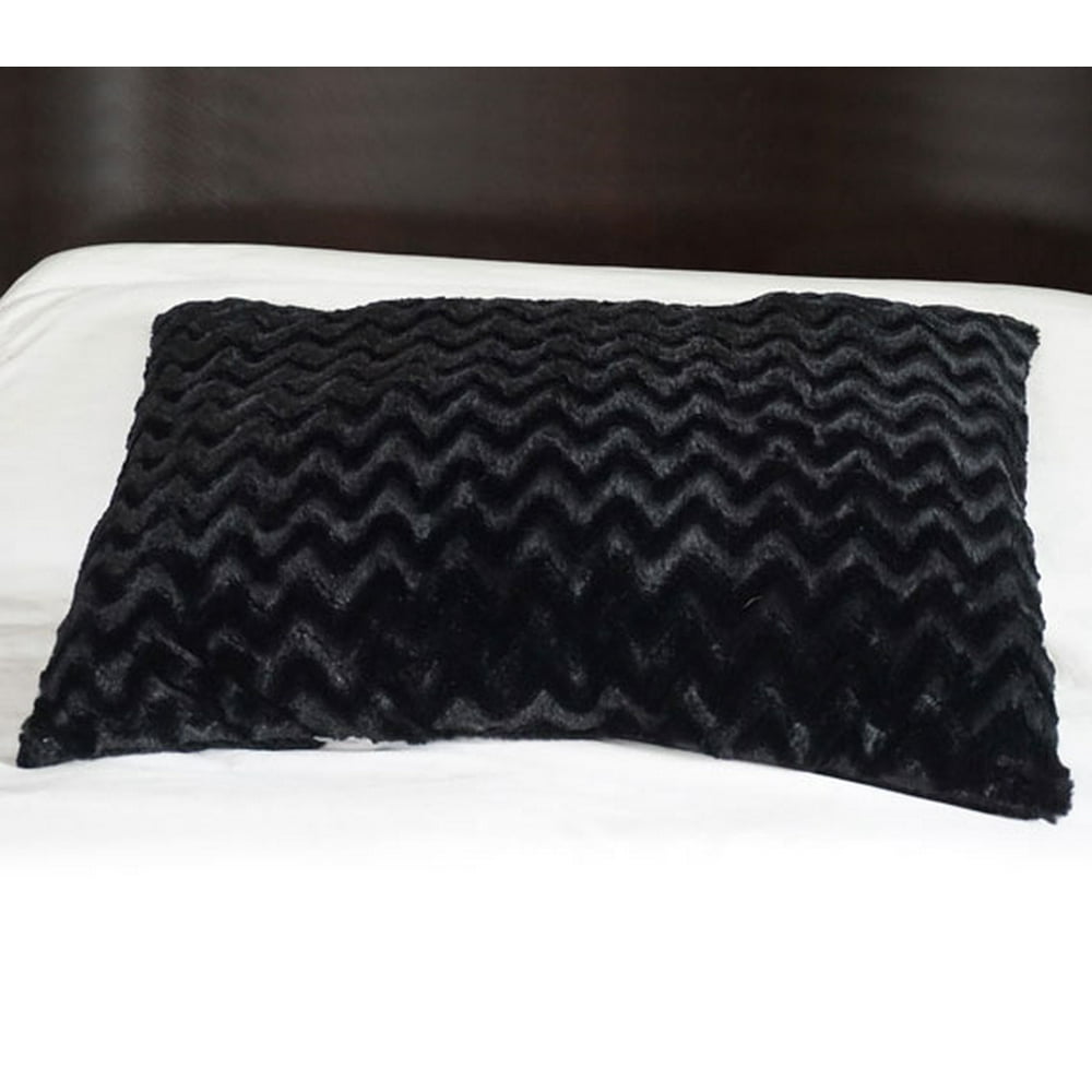 Plush Jumbo Wide Body Pillow Black