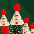thumbnail image 4 of Mini Christmas Decoration Set Paper Apple Hat Craft Kit With Stickers Glue And Hair Balls For Festive Holiday DIY, 4 of 6