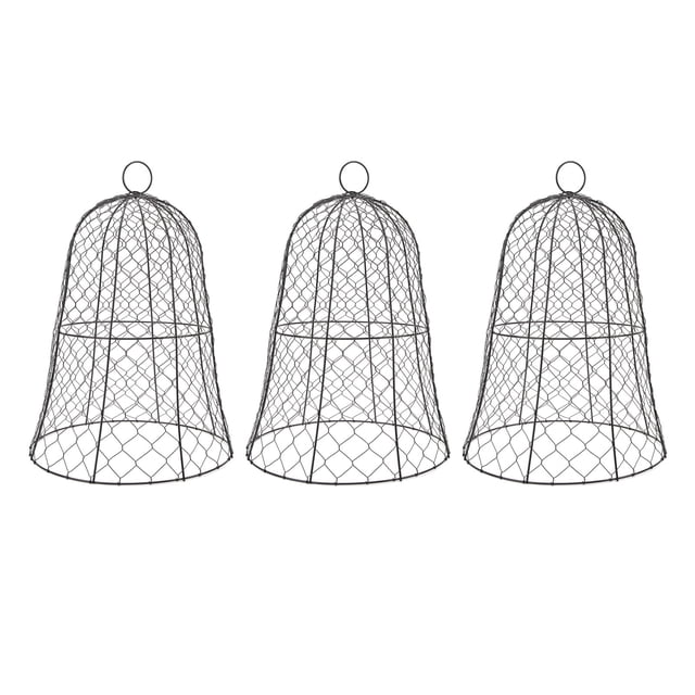 Cubierta Protectora Para Plantas, Construcción Gruesa, Estable, Alambre De Pollo Para Jardín, 10 Paquetes De Malla Negra Resistente Para Granja