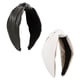 thumbnail image 1 of Cintas para el pelo para mujer, diadema para mujer, diademas de cuero para mujer con corbata, 2 uds., nudo superior Artificial, moda para niña MFZFUKR CPB-CJZ1698-3, 1 of 6