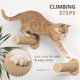 thumbnail image 2 of Wartleves Hamaca para gatos montada en la pared, cama colgante de madera para gatos, muebles para mascotas, perchas, estanterías, 2 of 6
