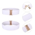 thumbnail image 3 of ZLight Classy And Trendy Metal Buckle Belt Essential For Men S Fashion Adjustable Size White, 3 of 4