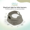 thumbnail image 3 of Dolu Nuve 3-in-1 Potty, Toilet Adapter, and Step Stool, Ergonomic Design, Grey, 3 of 6
