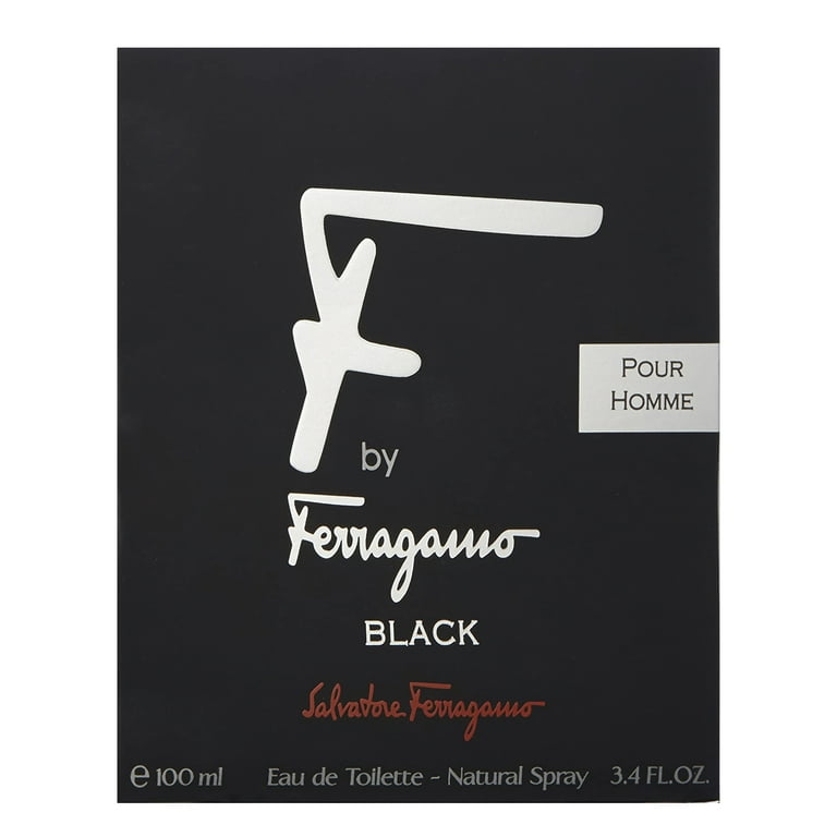 F Black by Salvatore Ferragamo 3.4 oz Eau de Toilette Spray / Men