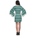 thumbnail image 4 of Moomaya Peignoir en Coton pour Femmes Robe de Chambre Imprimée Courte pour Douche Nuptiale, 4 of 6