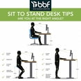 thumbnail image 4 of Bush Business Furniture Move 40 Series 28"-48" Adjustable Standing Desk White/Cool Gray Metallic, 4 of 8