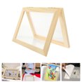thumbnail image 2 of FRCOLOR paper craft frame Paper Making Mold Paper Making Screen Wooden Paper Making Frame for Paper Handcraft,13.39"X9.84"X0.98", 2 of 3