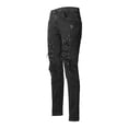 thumbnail image 3 of Victorious Men's Distressed Rip and Repair Denim Jeans DL1119 - Spider Black - 42/32, 3 of 3