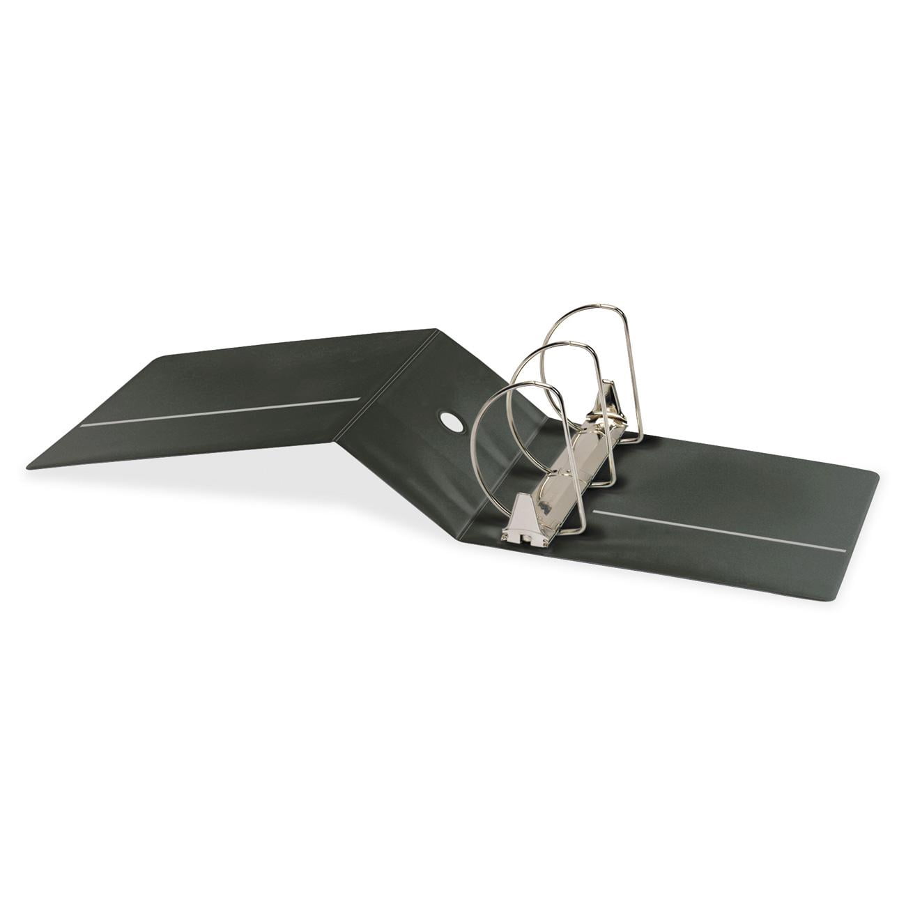Cardinal XtraLife ClearVue Non-Stick Locking Slant-D Binder, 6" Cap, 11 x 8 1/2, Black