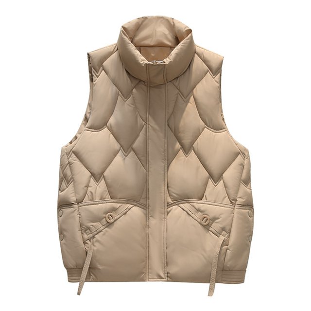 Chaqueta con Capucha para Mujer Gibobby Chaleco de moda caqui L