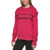 Karl Lagerfeld Paris Womens Stretch Crewneck Pullover Sweater