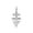 White, variant on Gold Spanish Caravaca Cross Crucifix Jesus Christ Angels (10K Yellow Gold, Pendant)