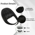 thumbnail image 4 of Transemion Fiber Air Bangs DIY Hairstyle With Easy To Wear Fake Fringe Suitable For Many Occasions Clip-On 1Set, 4 of 6