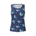 thumbnail image 4 of Haiem Cartoon Sharks2 Workout Tank Tops for Women, Athletic Sports Slim-Fit Tank Tops, Compression Sleeveless Dry Fit Shirts,Athletic Shirt-XX-Large, 4 of 9