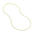 thumbnail image 2 of 14K Yellow Gold Women's 16" 1.50mm Hollow Square Wheat Chain Necklace, 2 of 4