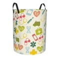 thumbnail image 2 of Kll Medical Icons Waterproof Foldable Laundry Hamper Bucket With Handles For Storage Bin,Kids Room,Home Organizer (Medium), 2 of 8