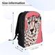 thumbnail image 4 of Balery Pink Cheetah Art Mochila - Mochila Estilosa y Duradera para Laptop de 15 Pulgadas con Tela Oxford Impermeable, 4 of 8