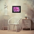 thumbnail image 4 of Grayscale 14x12 Black Modern Framed Museum Art Print Titled - Pink Flowers I, 4 of 5