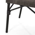 thumbnail image 5 of GDF Studio Caralee Outdoor Parisian Cafe Chair, Black and Dark Brown, 5 of 10