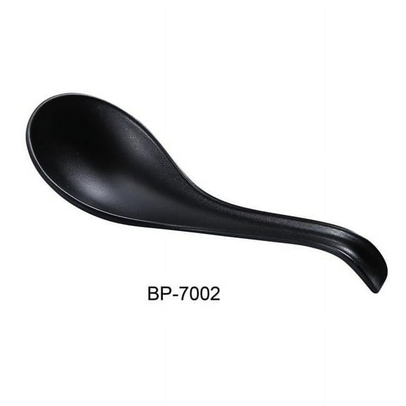 Yanco BP-7002 Black Pearl-2 Spoon, Black - 6.75 in. - Pack of 72