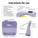 thumbnail image 2 of Reproductor de CD portátil Bluetooth 5.1 ZYOKATA con altavoces HiFi, color morado, 2 of 7