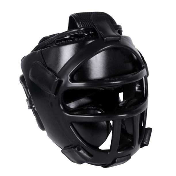 Casco de boxeo perfecl Protector portátil profesional Negro S