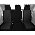 thumbnail image 2 of CalTrend Rear 60/40 Split Back & Solid Cushion SuperSuede Seat Covers for 2010-2010 Chevy/GMC Equinox|Terrain - CV462-03SP Charcoal Insert with Black Trim, 2 of 3