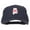 Navy, variant on Alabama State Flag Map Embroidered Solid Cotton Pro Cap - Black OSFM