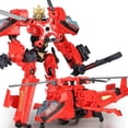 thumbnail image 2 of 5 Juguetes geniales de transFormación, modelo de tanque de avión rojo de Anime, Figura de acción, coche Robot, Juguetes de plástico ABS, regalos para niños, 2 of 4