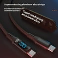 thumbnail image 6 of 5A Power Delivery with Digital Power Display Braided Type C Cord for Phone, 6 of 7