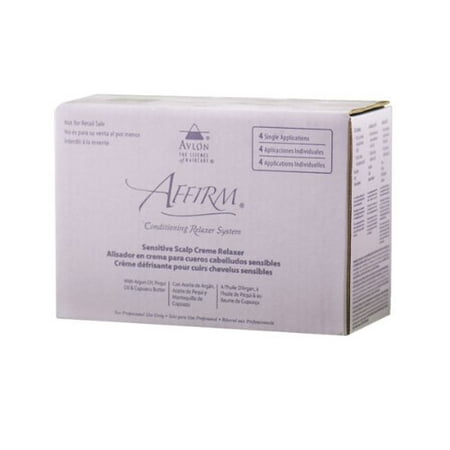 Avlon Affirm Sensitive Scalp Conditioning Relaxer 4 Single Applications