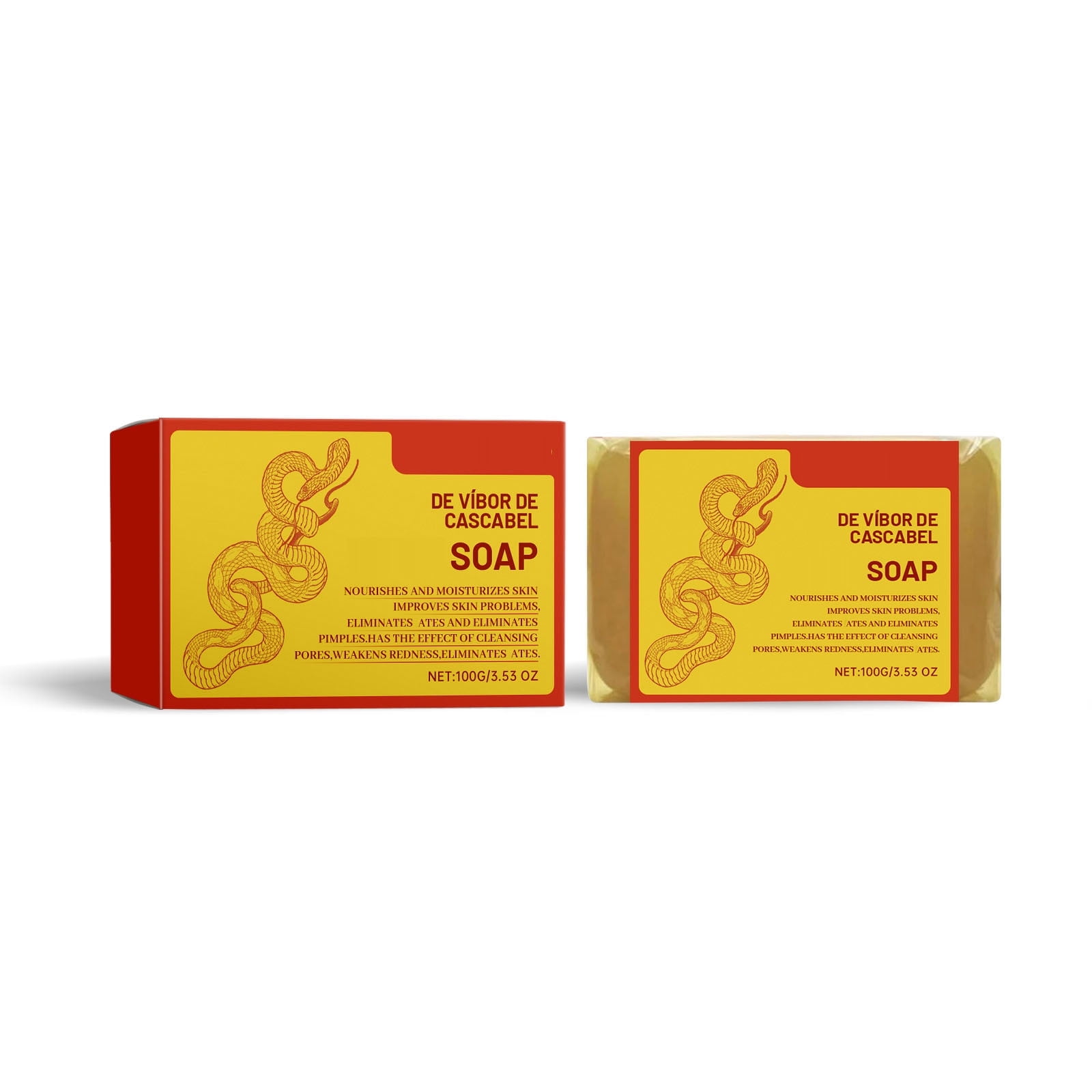 Rattlesnake Oil Handmade Face & Body Cleansing Soap Bar Jar 100G