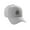 Light Grey, variant on Daxton Structured Baseball Hat Cap Curved Visor Old English Font Alphabet A to Z, Black Hat Black M